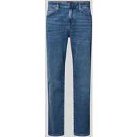 BOSS Orange Regular Fit Jeans aus Baumwoll-Mix Modell 'REMAINE BO' in Jeansblau, Größe 32/32 von Boss Orange