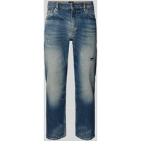 BOSS Orange Regular Fit Jeans aus Baumwoll-Mix in Jeansblau, Größe 30/32 von Boss Orange