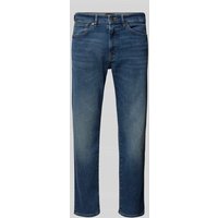 BOSS Orange Regular Fit Jeans im 5-Pocket-Design Modell 'MAINE' in Jeansblau, Größe 32/32 von Boss Orange