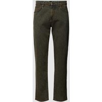 BOSS Orange Regular Fit Jeans mit Animal-Print Modell 'Maine' in Dunkelbraun, Größe 33/32 BOSS Orange Regular Fit Jeans mit Animal-Print Modell 'Maine' in Dunkelbraun, Größe 33/32 von Boss Orange