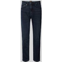 BOSS Orange Regular Fit Jeans mit Label-Detail Modell 'MAINE' in Jeansblau, Größe 32/32 von Boss Orange