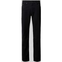 BOSS Orange Regular Fit Jeans mit Label-Detail Modell "Re.Maine" in Black, Größe 31/32 von Boss Orange