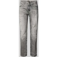 BOSS Orange Regular Fit Jeans mit Label-Patch Modell 'MAINE' in Anthrazit, Größe 32/32 von Boss Orange