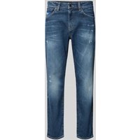 BOSS Orange Regular Fit Jeans mit Label-Patch in Jeansblau, Größe 30/32 von Boss Orange