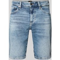 BOSS Orange Regular Fit Jeansshorts im Used-Look Modell 'Re.Maine' in Hellblau, Größe 30 von Boss Orange