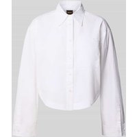 BOSS Orange Regular Fit Langarmbluse aus reiner Baumwolle Modell 'BOSKOTA' in Weiss, Größe 34 von Boss Orange