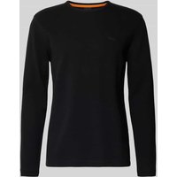 BOSS Orange Regular Fit Langarmshirt mit Waffelstruktur Modell 'TEMPESTO' in Black, Größe XXL von Boss Orange