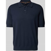 BOSS Orange Regular Fit Poloshirt mit Label-Stitching Modell 'Asac' in Dunkelblau, Größe L BOSS Orange Regular Fit Poloshirt mit Label-Stitching Modell 'Asac' in Dunkelblau, Größe L von Boss Orange