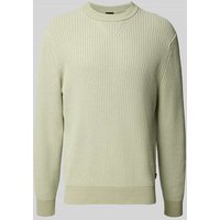 BOSS Orange Regular Fit Strickpullover aus Baumwoll-Mix Modell 'APOKKO' in Lind, Größe XXL von Boss Orange