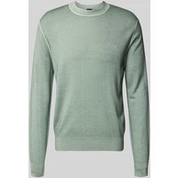 BOSS Orange Regular Fit Strickpullover aus reiner Schurwolle Modell 'ASTEFO' in Mint, Größe XL von Boss Orange
