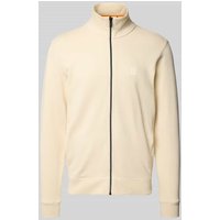 BOSS Orange Regular Fit Sweatjacke aus reiner Baumwolle in Ecru, Größe XXL BOSS Orange Regular Fit Sweatjacke aus reiner Baumwolle in Ecru, Größe XXL von Boss Orange