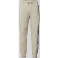 BOSS Orange Regular Fit Sweatpants mit Tunnelzug Modell 'SeChup' in Beige, Größe M von Boss Orange