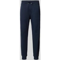 BOSS Orange Regular Fit Sweatpants mit Tunnelzug Modell 'SeChup' in Dunkelblau, Größe S von Boss Orange