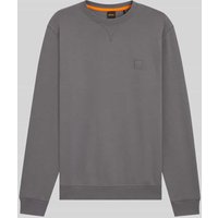 BOSS Orange Regular Fit Sweatshirt aus reiner Baumwolle Modell 'WESTART' in Anthrazit, Größe L von Boss Orange