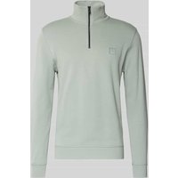 BOSS Orange Regular Fit Sweatshirt aus reiner Baumwolle in Mint, Größe M von Boss Orange