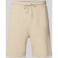 BOSS Orange Regular Fit Sweatshorts mit Label-Stitching Modell 'doubletowel' in Sand, Größe XXXL BOSS Orange Regular Fit Sweatshorts mit Label-Stitching Modell 'doubletowel' in Sand, Größe XXXL von Boss Orange