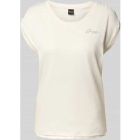 BOSS Orange Regular Fit T-Shirt aus reiner Baumwolle Modell 'ELAI' in Weiss, Größe M von Boss Orange