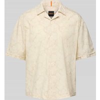 BOSS Orange Relaxed Fit Freizeithemd mit 1/2-Arm Modell 'Lapisy' in Sand, Größe XXL BOSS Orange Relaxed Fit Freizeithemd mit 1/2-Arm Modell 'Lapisy' in Sand, Größe XXL von Boss Orange