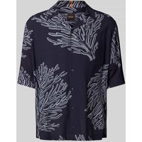 BOSS Orange Relaxed Fit Freizeithemd mit Reverskragen Modell 'Lapisy' in Dunkelblau, Größe XXL BOSS Orange Relaxed Fit Freizeithemd mit Reverskragen Modell 'Lapisy' in Dunkelblau, Größe XXL von Boss Orange