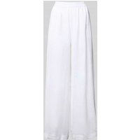 BOSS Orange Relaxed Fit Leinenhose mit elastischem Bund Modell 'TOREANA' in Weiss, Größe 34 von Boss Orange