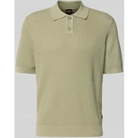 BOSS Orange Relaxed Fit Poloshirt aus Baumwoll-Kapok-Mix in Lind, Größe XXL BOSS Orange Relaxed Fit Poloshirt aus Baumwoll-Kapok-Mix in Lind, Größe XXL von Boss Orange