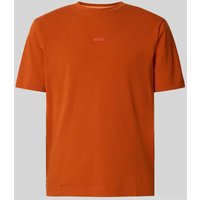 BOSS Orange Relaxed Fit T-Shirt aus Baumwoll-Mix Modell 'TCHUP' in Orange, Größe XXL von Boss Orange