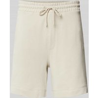 BOSS Orange Shorts mit Label-Patch Modell 'Sewalk' in Sand, Größe L von Boss Orange