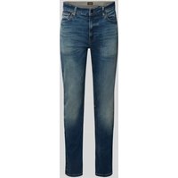 BOSS Orange Slim Fit Jeans aus Baumwoll-Mix Modell 'DELAWARE' in Jeansblau, Größe 36/32 von Boss Orange