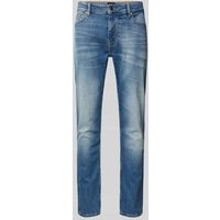 BOSS Orange Slim Fit Jeans im 5-Pocket-Design Modell 'DELAWARE' in Jeansblau, Größe 31/34 von Boss Orange
