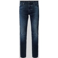 BOSS Orange Slim Fit Jeans im 5-Pocket-Design Modell 'DELAWARE' in Jeansblau, Größe 38/32 von Boss Orange