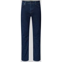 BOSS Orange Slim Fit Jeans im 5-Pocket-Design Modell 'DELAWARE' in Jeansblau, Größe 40/32 von Boss Orange