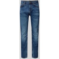 BOSS Orange Slim Fit Jeans im 5-Pocket-Design Modell 'Delaware' in Jeansblau, Größe 31/32 von Boss Orange