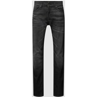 BOSS Orange Slim Fit Jeans mit Label-Detail Modell 'Delaware' in Mittelgrau, Größe 36/34 von Boss Orange