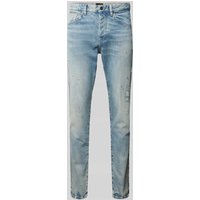 BOSS Orange Slim Fit Jeans mit Label-Detail Modell 'ONYX' in Hellblau, Größe 34/34 von Boss Orange