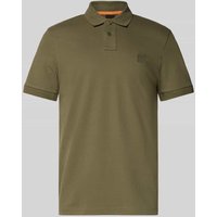 BOSS Orange Slim Fit Poloshirt aus Baumwoll-Mix in Khaki, Größe XXL BOSS Orange Slim Fit Poloshirt aus Baumwoll-Mix in Khaki, Größe XXL von Boss Orange