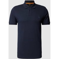 BOSS Orange Slim Fit Poloshirt mit kurzer Knopfleiste in Marine, Größe M BOSS Orange Slim Fit Poloshirt mit kurzer Knopfleiste in Marine, Größe M von Boss Orange