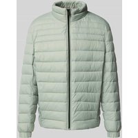 BOSS Orange Slim Fit Steppjacke mit Stehkragen Modell 'ODEN2' in Mint, Größe 52 von Boss Orange