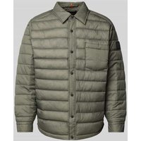 BOSS Orange Steppjacke mit Label-Patch Modell 'Lambizzo' in Mint, Größe L von Boss Orange