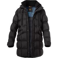 BOSS Orange Herren Parka schwarz unifarben von Boss Orange