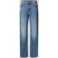 BOSS Orange Straight Leg Jeans aus reiner Baumwolle Modell 'ADA' in Jeansblau, Größe 26/32 von Boss Orange