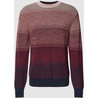 BOSS Orange Strickpullover mit Allover-Muster Modell 'Kaller' in Marine, Größe XXL von Boss Orange