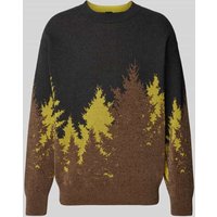 BOSS Orange Strickpullover mit Rundhalsausschnitt Modell 'Keverest' in Hazel, Größe XXL von Boss Orange