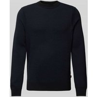 BOSS Orange Strickpullover mit Strukturmuster Modell 'Kaponski' in Black, Größe XL von Boss Orange