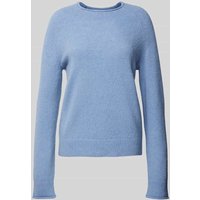 BOSS Orange Strickpullover mit gerippten Abschlüssen Modell 'FESPERANAS' in Marine, Größe XL von Boss Orange