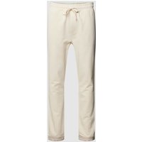 BOSS Orange Sweatpants mit Gesäßtasche Modell 'Secircular' in Offwhite, Größe L von Boss Orange