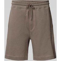 BOSS Orange Sweatshorts aus reiner Baumwolle Modell 'Sewalk' in Hellbraun, Größe XXL von Boss Orange