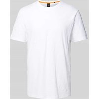 BOSS Orange T-Shirt in unifarbenem Design Modell 'Tegood' in Weiss, Größe S von Boss Orange