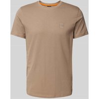 BOSS Orange T-Shirt mit Label-Detail Modell 'Tales' in Beige, Größe M von Boss Orange