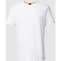 BOSS Orange T-Shirt mit Label-Print Modell 'Tales' in Weiss, Größe XXL von Boss Orange