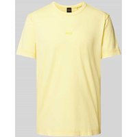 BOSS Orange T-Shirt mit Label-Print Modell 'Tokks' in Gelb, Größe M von Boss Orange
